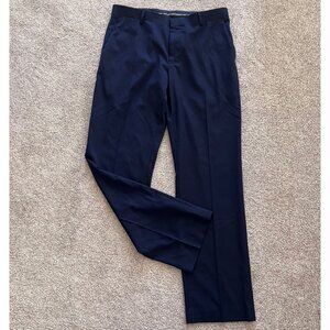Murano Zac Fit Formal Navy Blue Dress Pants 34X32 NWOT